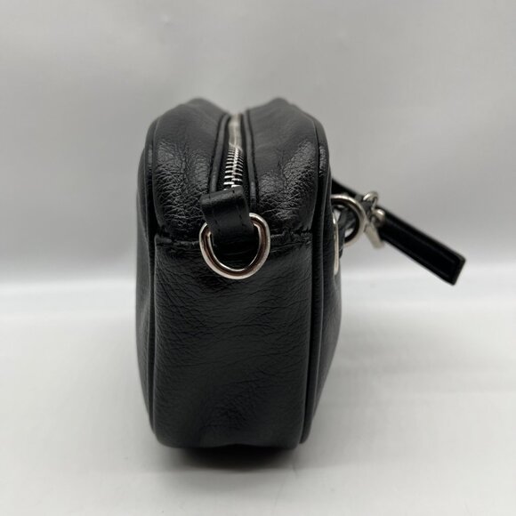 Madden Girl Black Millie Camera Mini Crossbody Bag - Picture 4 of 11